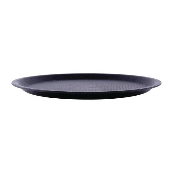 Roltex Blackline rundes Serviertablett antirutsch 38cm