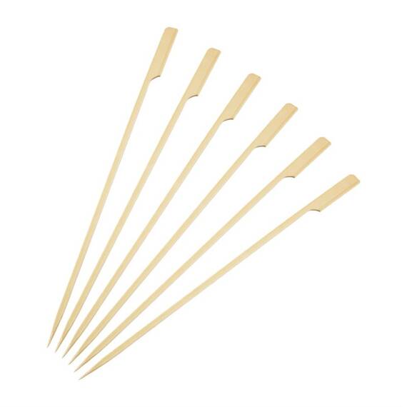 Fiesta Compostable Biologisch abbaubare Bambusspieße Paddelform 24cm