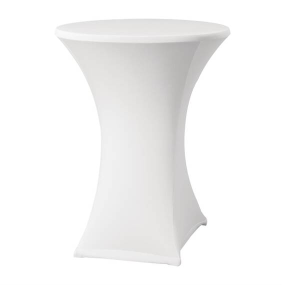 Tischhusse für Stehtische Samba D2 weiß 85cm