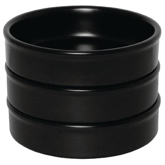 Olympia Rustic Tapasschalen schwarz 13,4cm