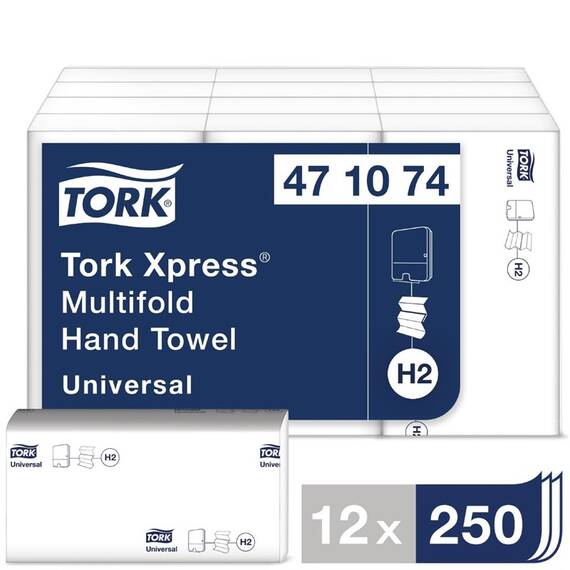 Tork Z-gefaltete Handtücher weiß 1-lagig