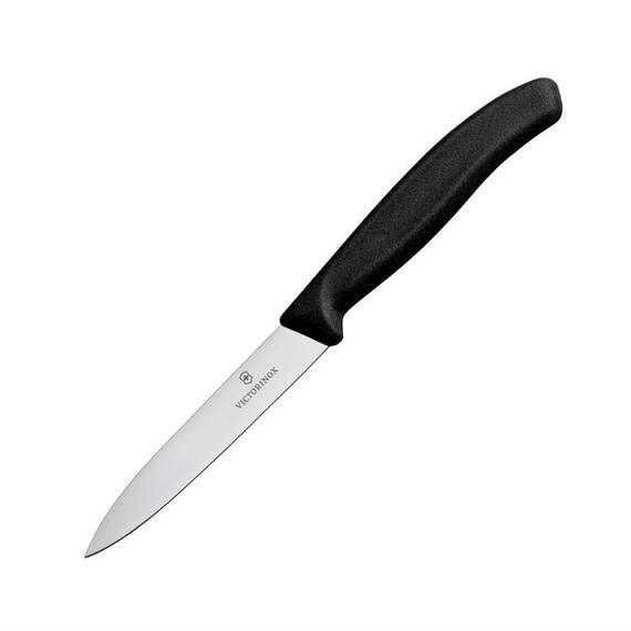 Victorinox Schälmesser Spitz 10cm Schwarz