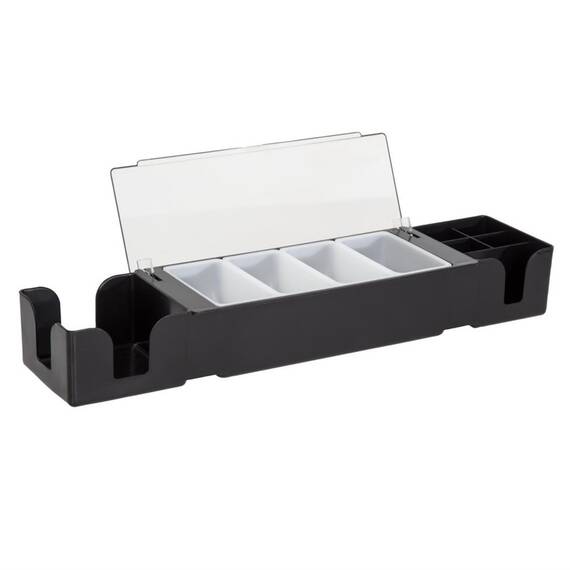 Bar-Organizer mit Beilagenbehälter