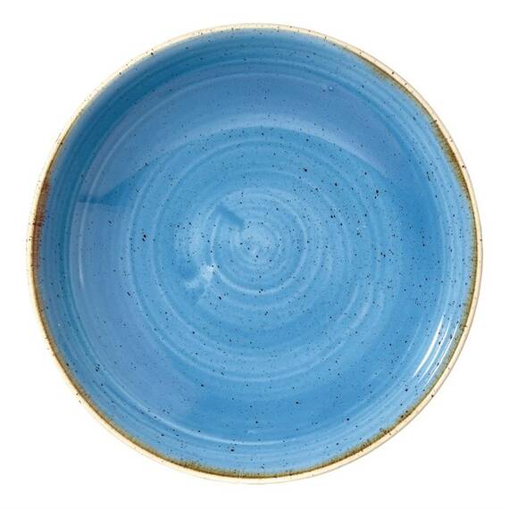 Churchill Stonecast Coupe Schale, rund, Kornblumenblau, 184 mm (12 Stück)