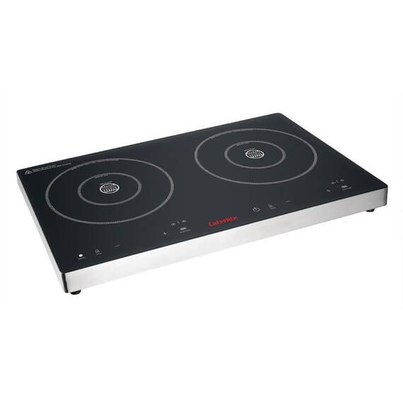 Caterlite Doppel-Induktionskochfeld mit Touch Control 3000W