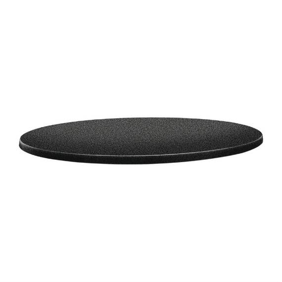 Topalit Classic Line runde Tischplatte anthrazit 80cm