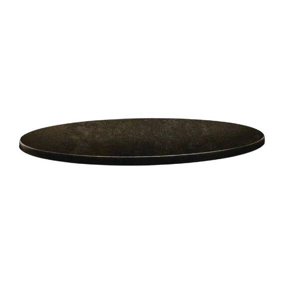 Topalit Classic Line runde Tischplatte Zypern Metall 80cm