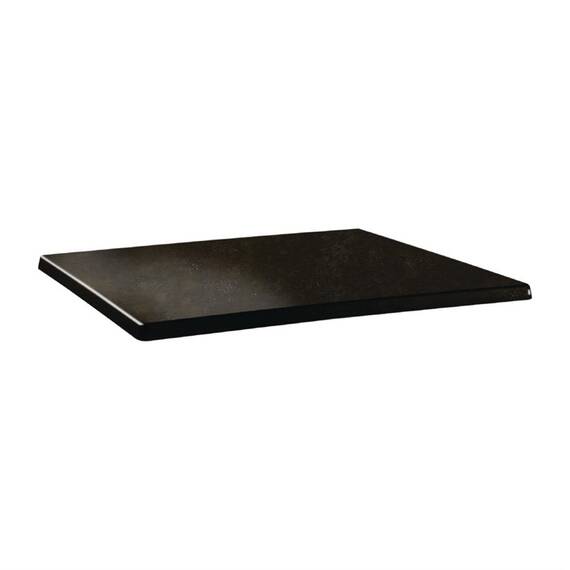 Topalit Classic Line rechteckige Tischplatte Zypern Metall 110 x 70cm