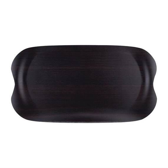 Roltex Wave Serviertablett dunkles Holz 43 x 23cm