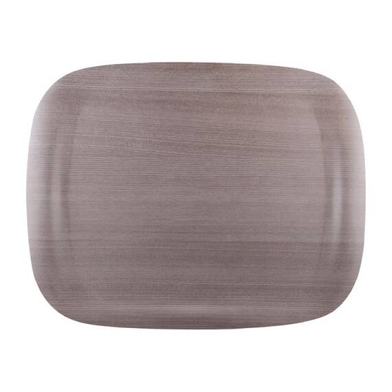 Roltex Wave Serviertablett graues Holz 46 x 36cm