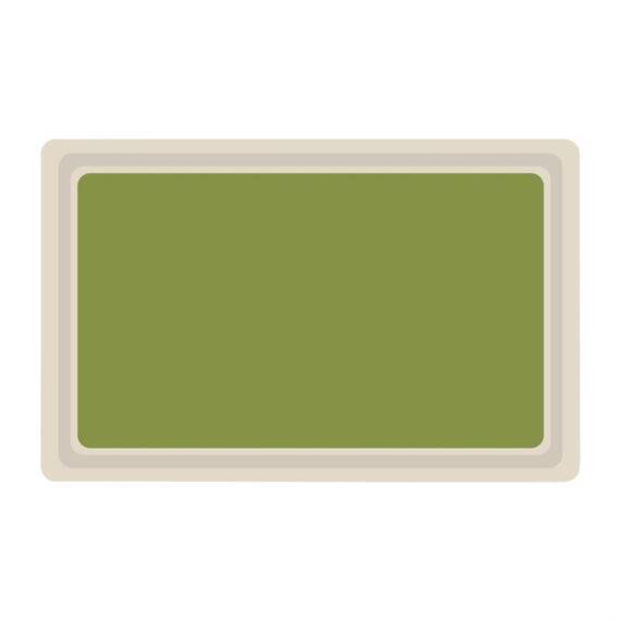 Roltex Polyester Serviertablett GN1/1 grün 53 x 32,5cm