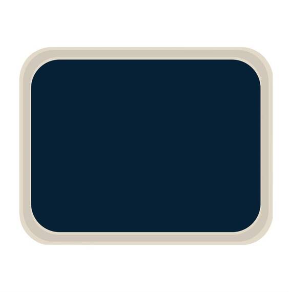 Roltex America Serviertablett blau 47 x 36cm