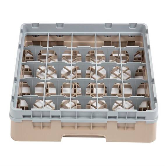 Cambro Gläserspülkorb beige mit 25 Fächern max Glashöhe 9,2cm