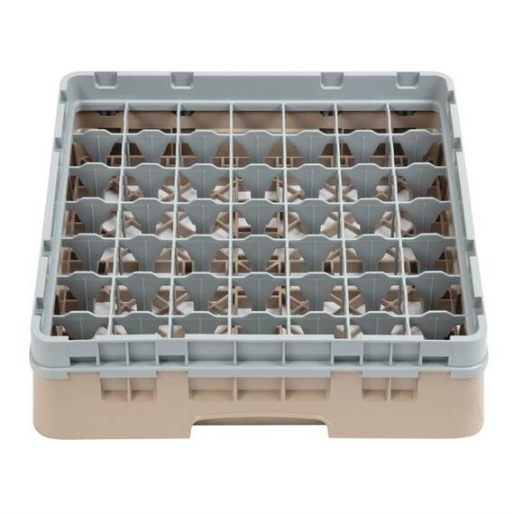 Cambro Gläserspülkorb beige mit 49 Fächern max Glashöhe 9,2cm