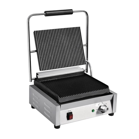 Buffalo Bistro großer Kontaktgrill gerillt/gerillt