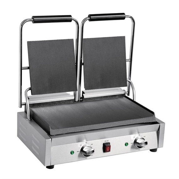 Buffalo Bistro doppelter Kontaktgrill glatt/glatt