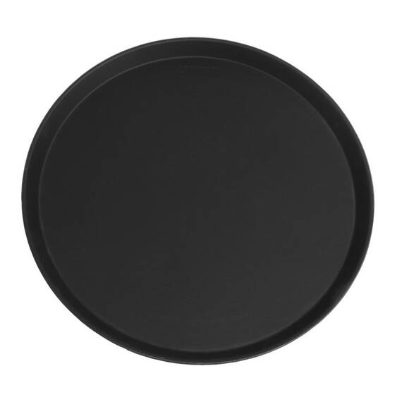 Cambro Camtread rundes rutschfestes Fiberglas Tablett schwarz 40,5cm