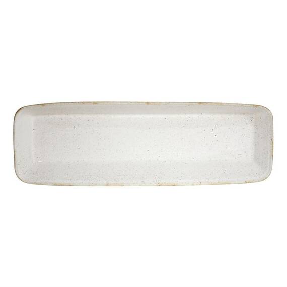 Churchill Stonecast Hints Rechteckige Auflaufformen Grauweiß 160 x 530 mm