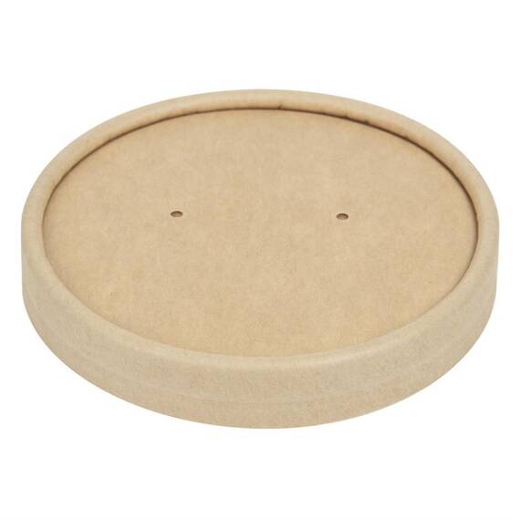 Colpac Deckel für recycelbare, mikrowellengeeignete Suppenbecher 225ml und 350ml