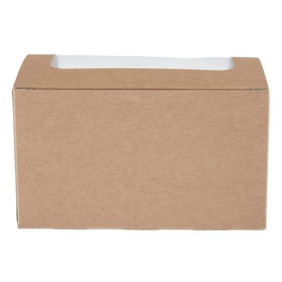 Colpac Kompostierbare Sandwichboxen aus Pappe mit PLA-Sichtfenster