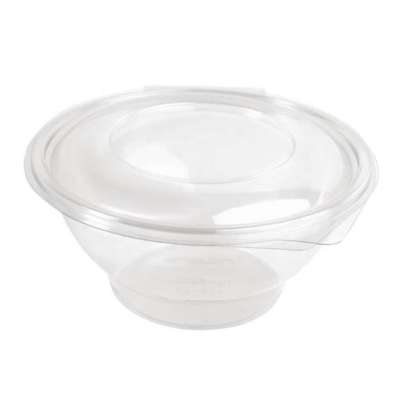 Faerch Contour recycelbare Deli-Schalen mit Deckel 1000 ml (200 Stück)