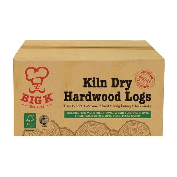 Big K Ofen Trockenes Hartholz FSC 8kg
