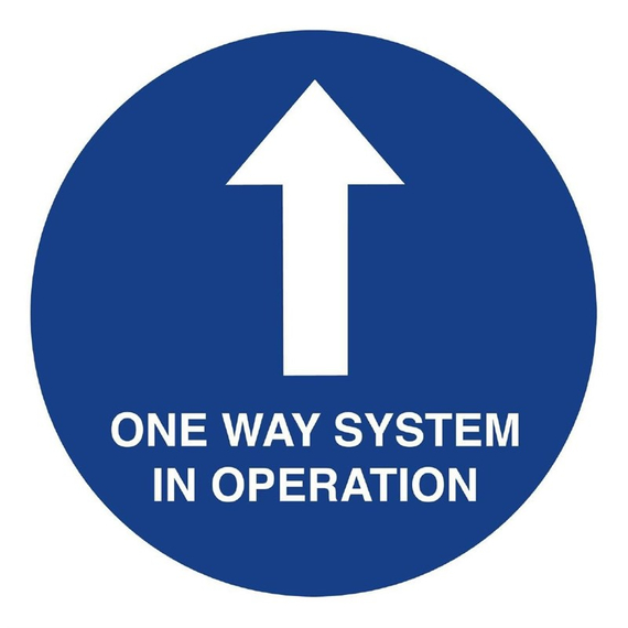 Einwegsystem Social Distancing Floor Grafik 20cm
