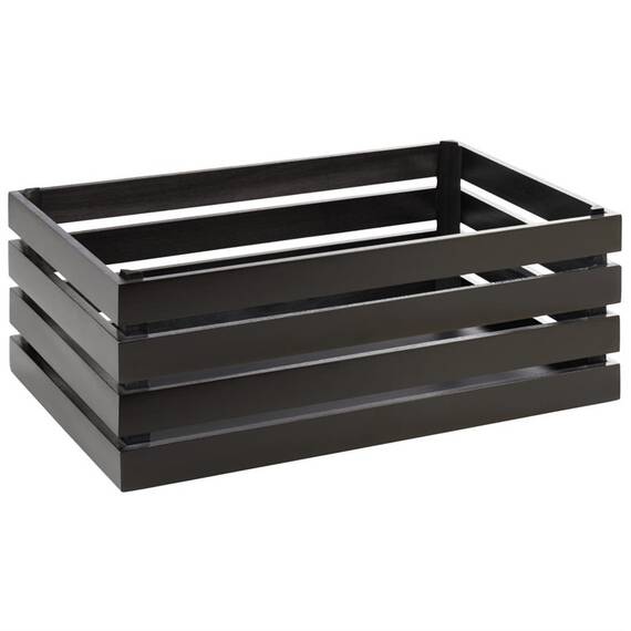 APS Superbox Holzkiste schwarz 555x350mm