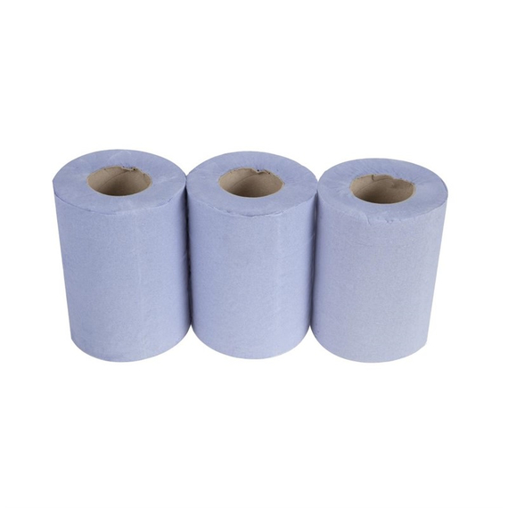 Jantex Handtuchrollen für Innenabrollung klein blau 1-lagig