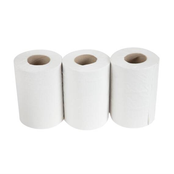 Jantex Handtuchrollen für Innenabrollung klein weiß 1-lagig