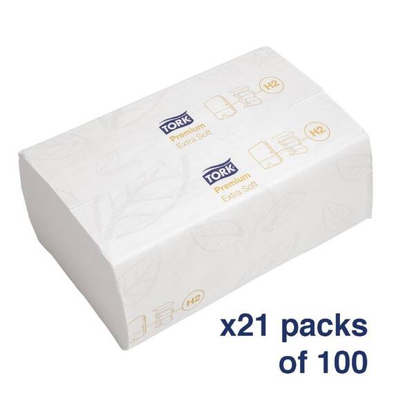 Tork Xpress Extra Soft Multifold Handtuch (Pack 2100)
