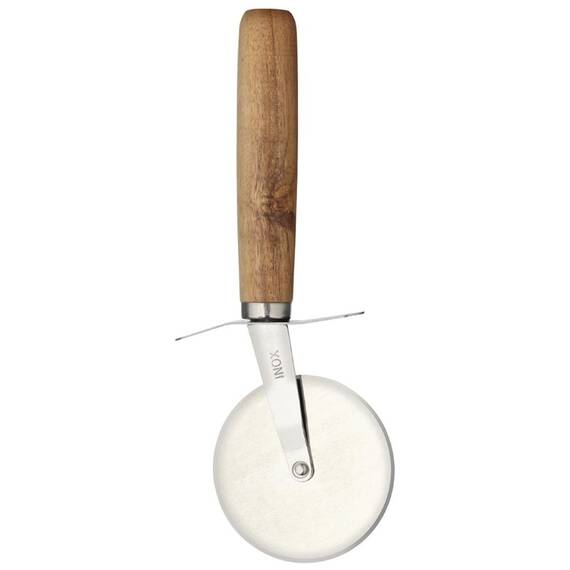 Kitchen Craft Italienisches Pizzarad mit Holzgriff 65 mm