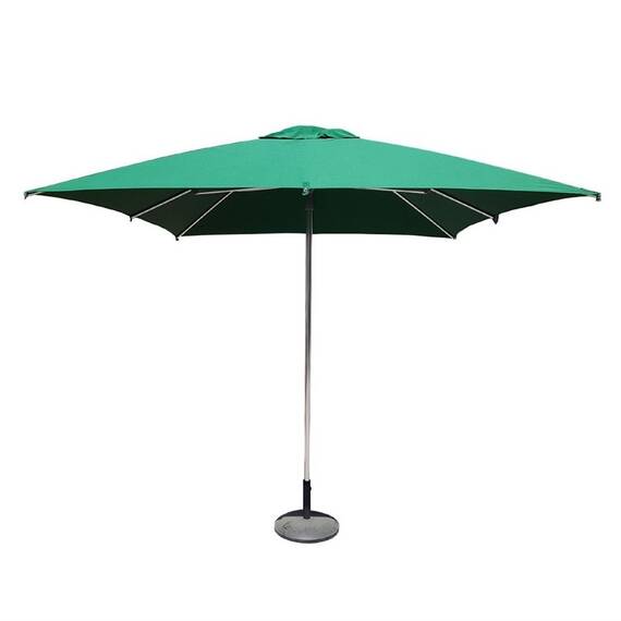 Eden Milan Quadratischer Sonnenschirm 2,5 x 2,5 m Grün