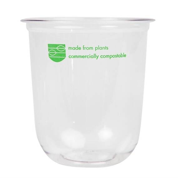Vegware 96 Serie kompostierbare runde Behälter 473ml (1000 Stück)