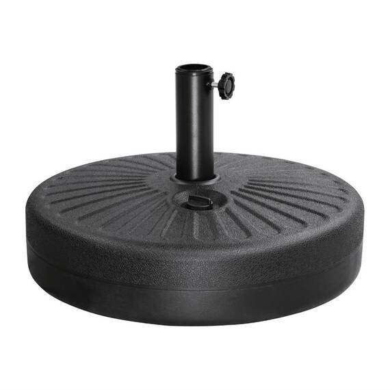 Bolero Sonnenschirm Sockel Schwarz 20Ltr