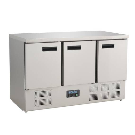 Polar Serie G Kühltisch 3-türig 368 Liter