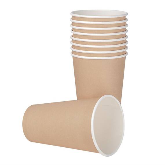 Fiesta Recyclable Einwandige Heißgetränkebecher braun 455ml
