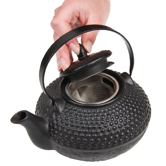 Orientalische Teekanne schwarz 85cl