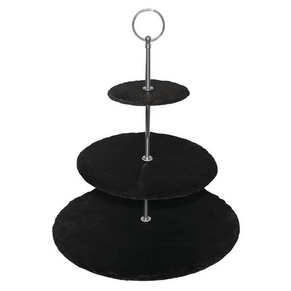 Olympia Etagere Schiefer 3 Etagen