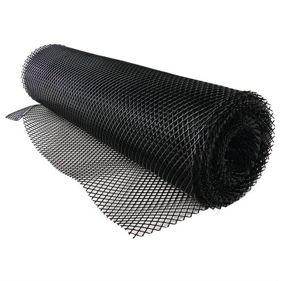 Regalmatte schwarz 10m