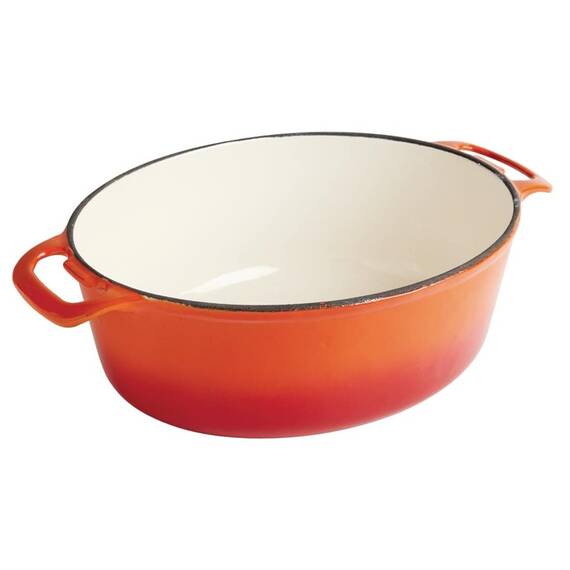 Vogue ovaler Schmortopf orange