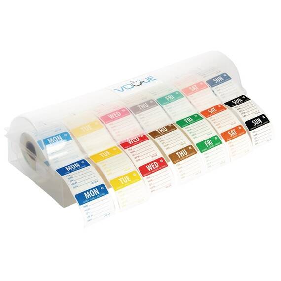Vogue Etikettenset auflösbar 5cm mit Spender
