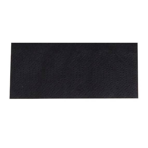Duni Kompostierbare Dinnerservietten schwarz 1/8-gefaltet 40cm