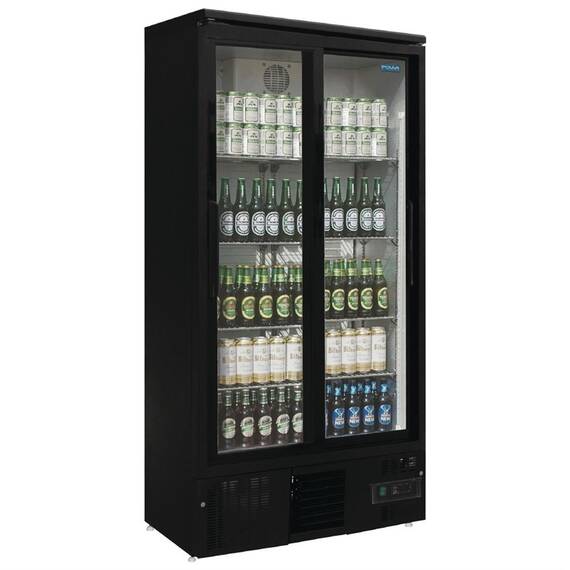 Polar Serie G Barkühlschrank hoch 2 Schiebetüren