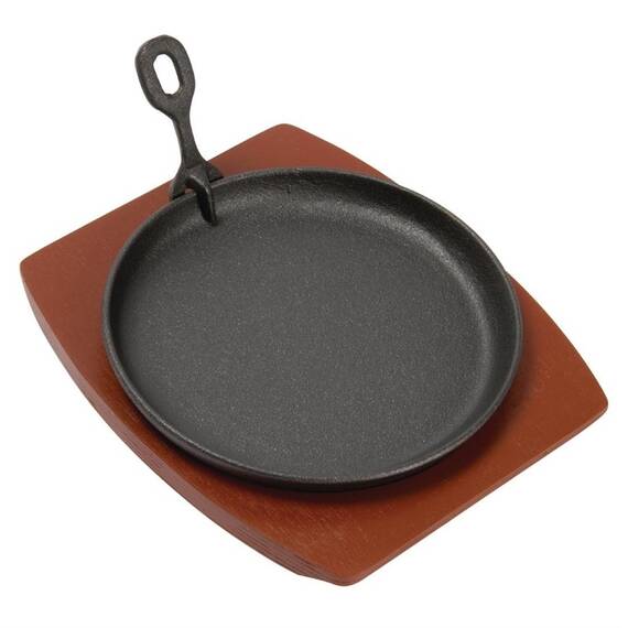 Olympia runde gusseiserne Servierpfanne 22cm