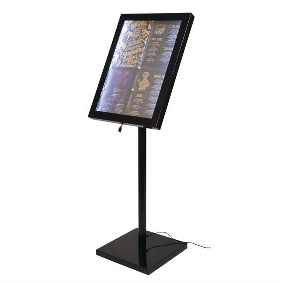 Securit LED-Displaykasten 4 x A4