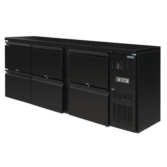 Polar Serie U Barkühlschrank 6 Schubladen