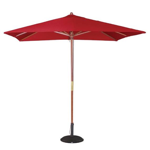 Bolero quadratischer Sonnenschirm rot 2,5m