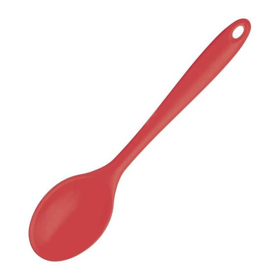 Silikon Kochlöffel rot 27cm