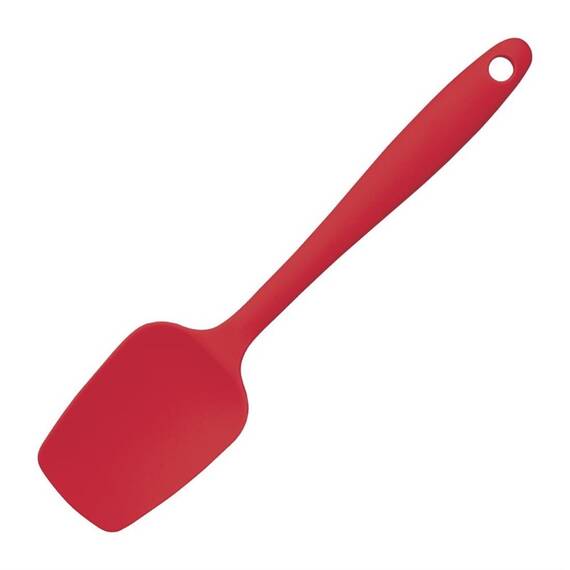 Silikon Kochlöffel rot 20cm